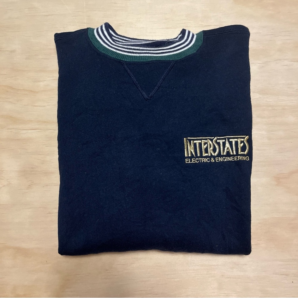 Vintage Interstate Electric & Engineering Crewneck Sweatshirt Made in USA